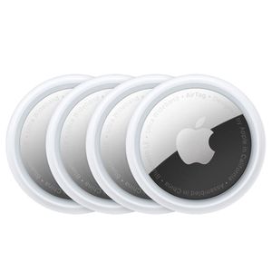 Apple AirTag 4 pack (1ª geração) Rastreador de Itens Bluetooth com Chip U1, Busca Precisa, Resistência IP67, Bateria CR2032 e Integração com o App Buscar