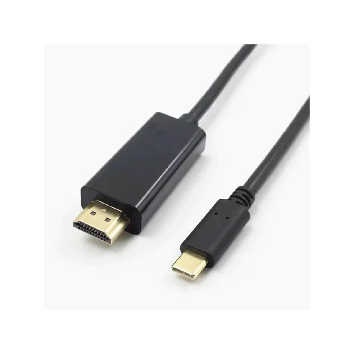Tomate MCB-054 Cabo USB-C para HDMI 2.0 de 1,8 m com Suporte a 4K a 60 Hz, HDR, 2K a 144 Hz, Áudio e Vídeo Simultâneos e Conexão Plug and Play